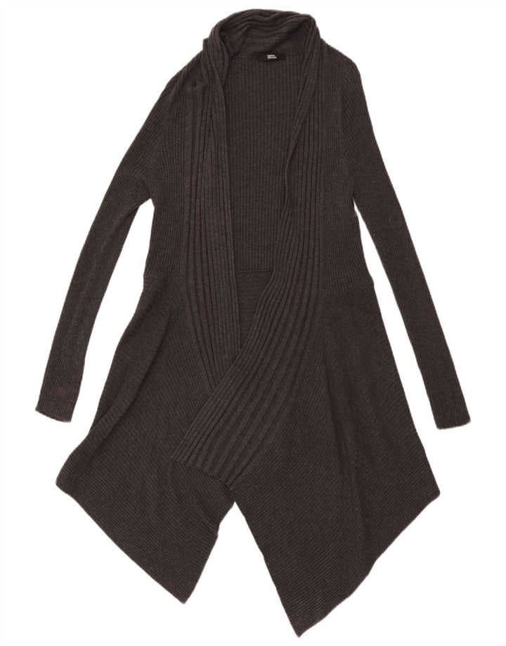 Marks & Spencer Suéter Cárdigan Abierto Largo para Mujer UK 46 Grande Gris