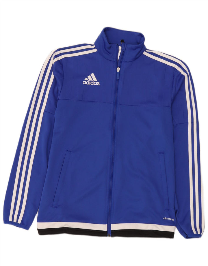 Adidas Hombre Climacool Chándal Top Chaqueta XS Azul Colorblock Poliéster