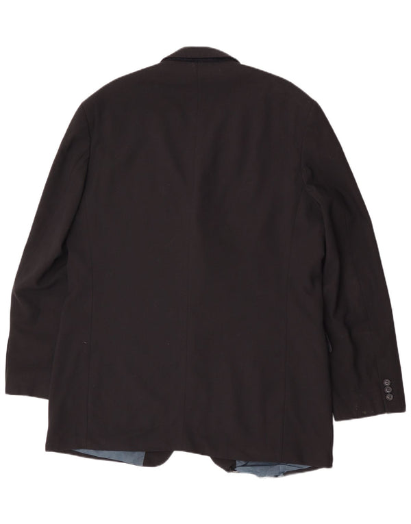 Marks & Spencer Chaqueta tipo blazer de 3 botones para hombre UK 44 XL Poliéster azul marino
