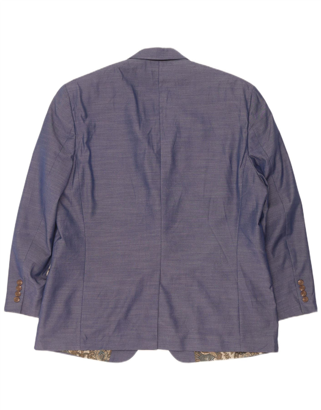 Chaps Chaqueta tipo blazer de 2 botones para hombre UK 46 3XL Poliéster moteado azul