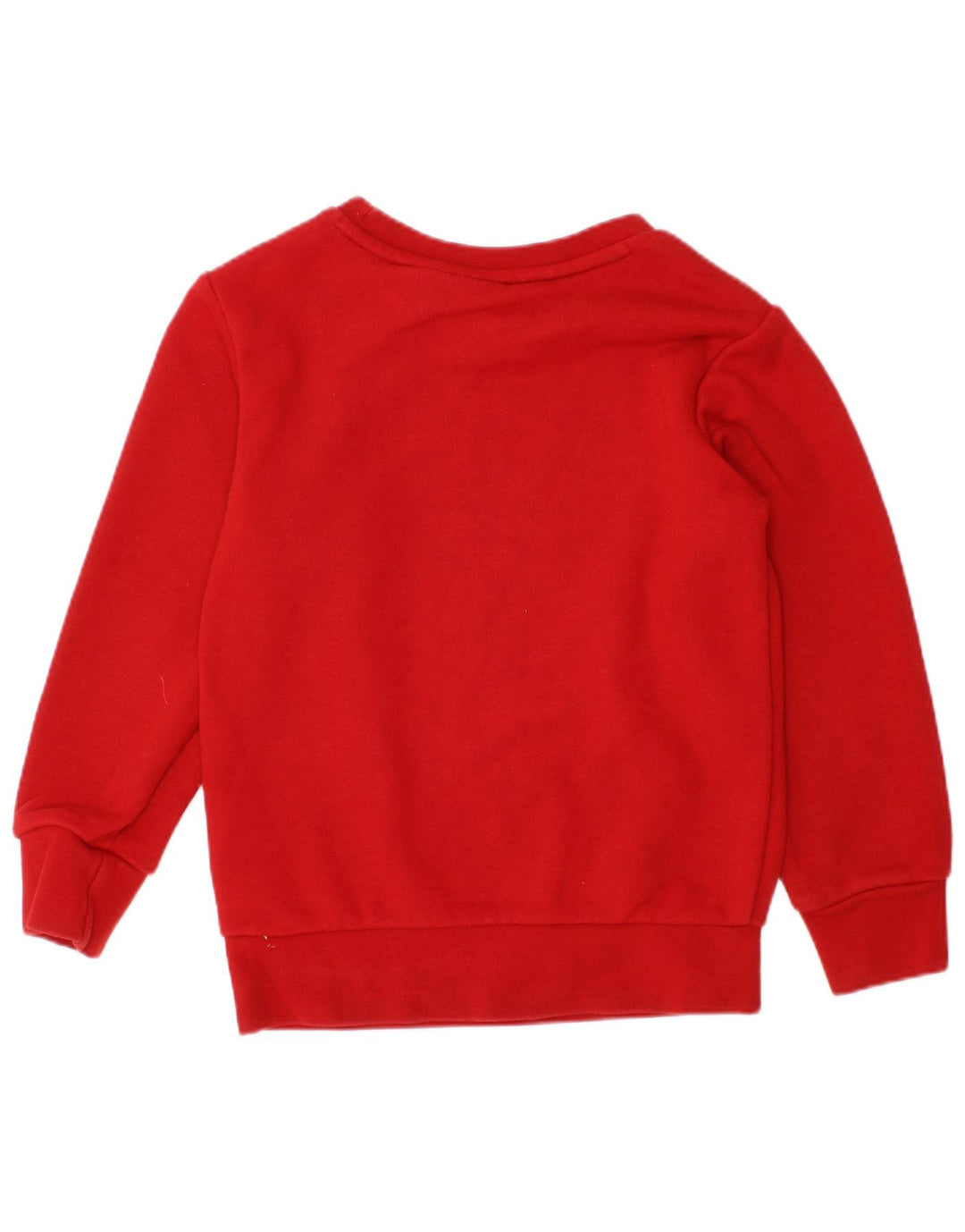 ADIDAS Sudadera estampada para niña Jumper 2-3 años Algodón rojo