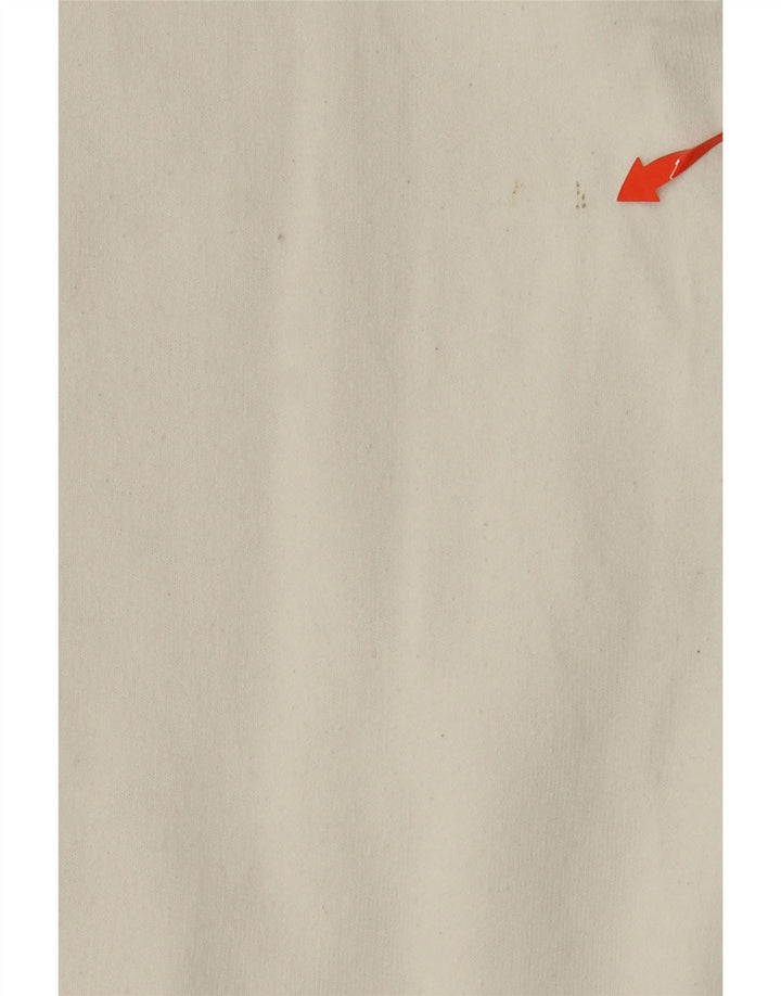 POLO RALPH LAUREN Jersey de sudadera extragrande para mujer UK 10 Small White