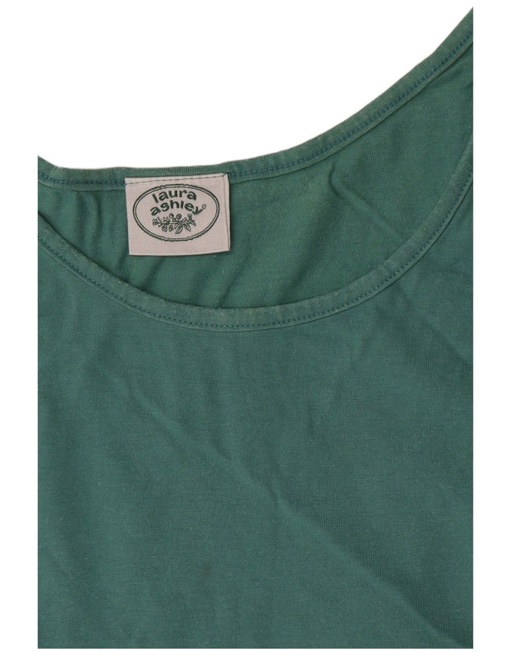 Laura Ashley - Top corto para mujer, talla 40, color verde medio