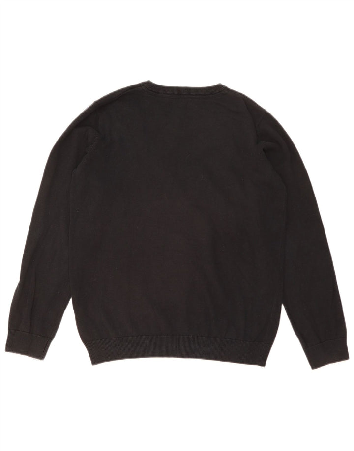 Marks & Spencer Jersey con cuello en V para niños 13-14 años Negro