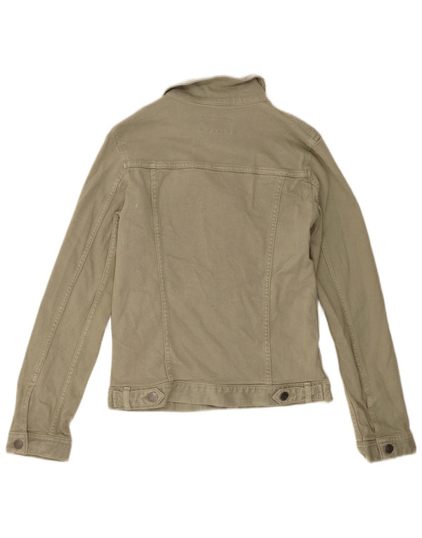 Chaqueta vaquera para mujer Fat Face UK 6 XS Algodón caqui