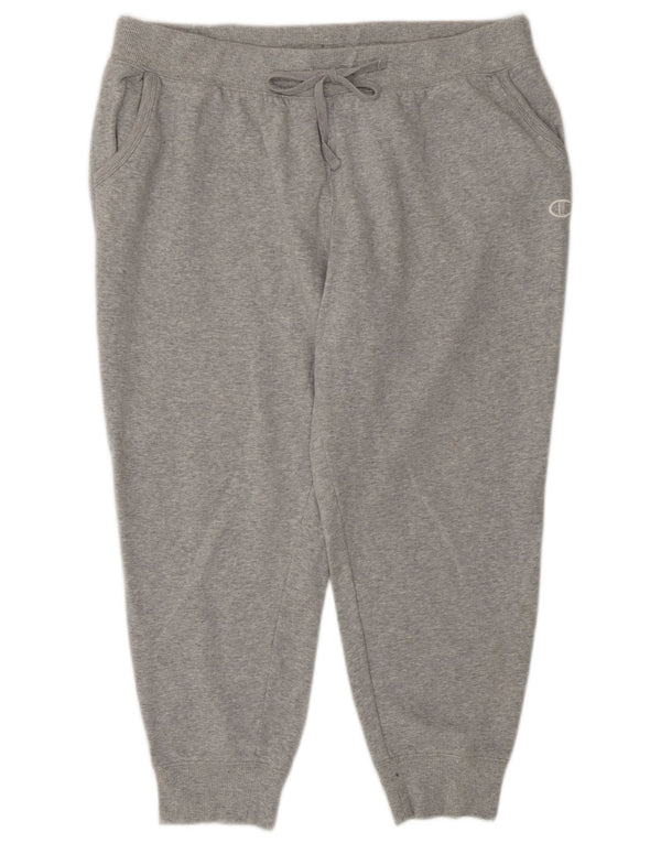 Champion Pantalones de Chándal para Mujer Joggers UK 40 XL Algodón Moteado Gris