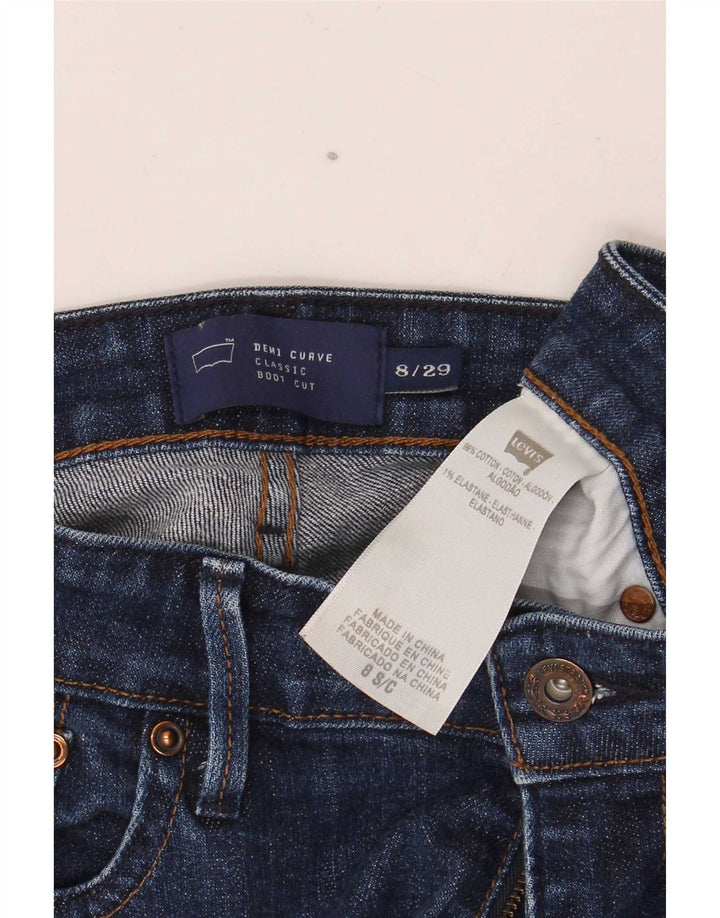 Levi's Jeans Demi Curve para Mujer US 8 Medium W29 L30 Azul Marino