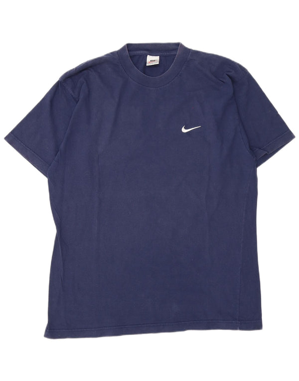 Camiseta Nike Hombre Top Grande Azul Marino Algodón