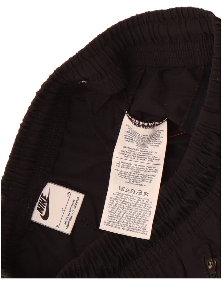 Nike Mujer Graphic Cargo Chándal Pantalones Joggers UK 10 Small Negro