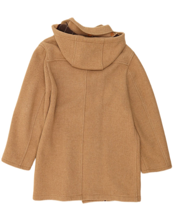 VINTAGE Abrigo de lona con capucha de gran tamaño para mujer Reino Unido 18 XL Beige