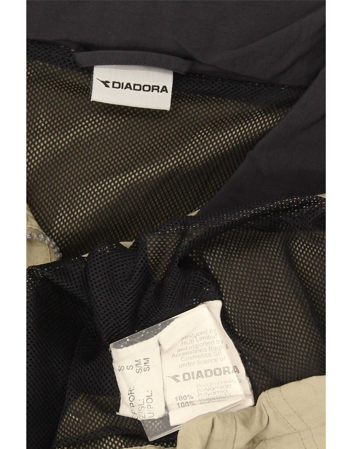 Diadora Chaqueta impermeable para hombre UK 36 Small Caqui Poliamida