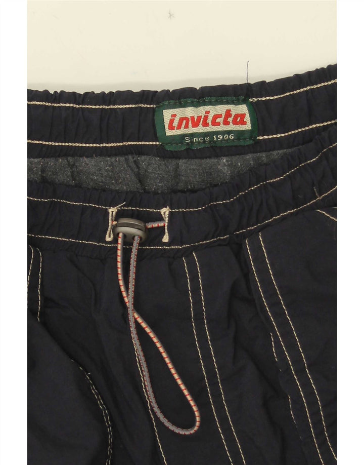 Pantalones tipo cargo tipo joggers para hombre Invicta W28 L29 Azul marino