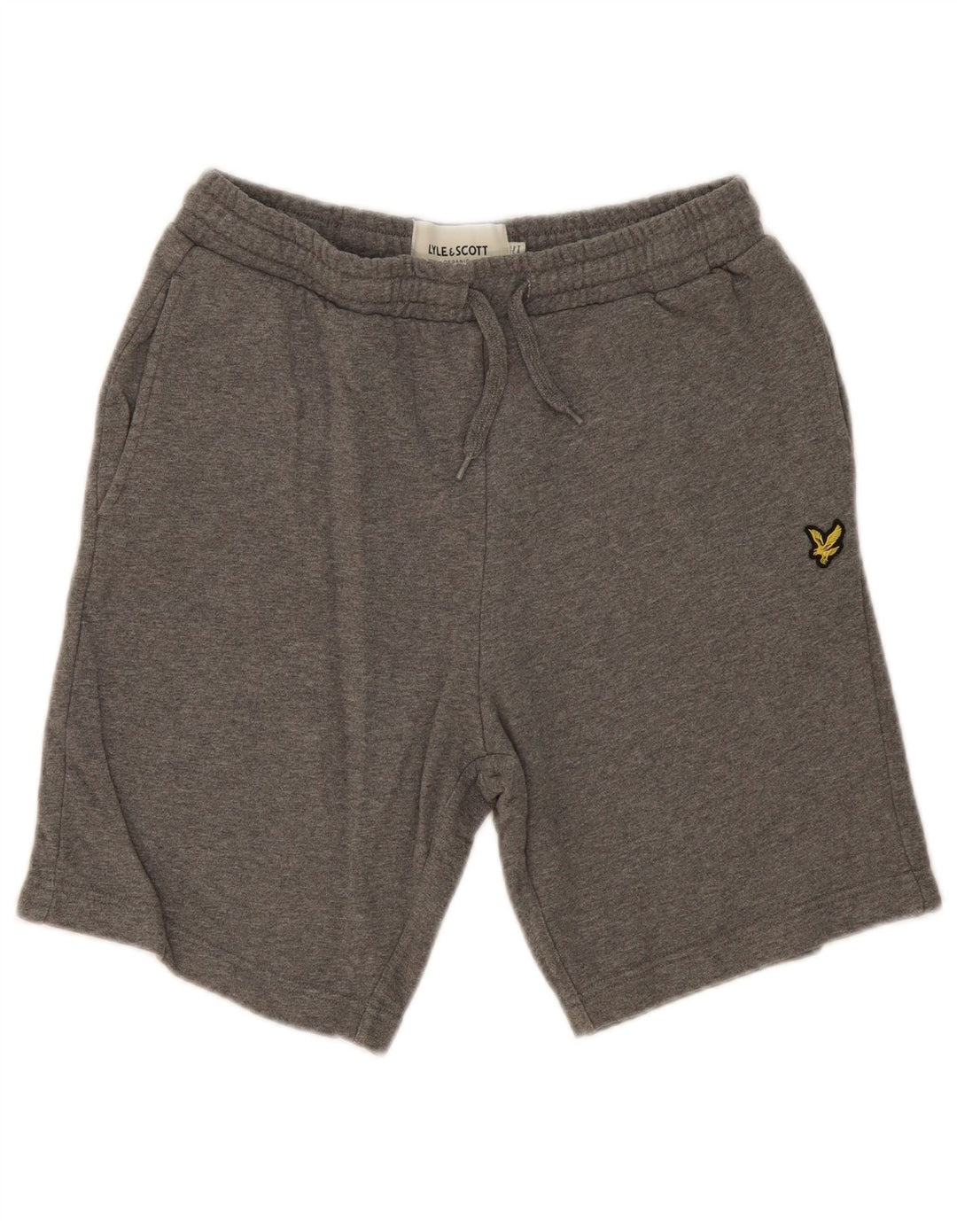 LYLE & SCOTT Pantalones cortos deportivos para hombre pequeños de algodón gris