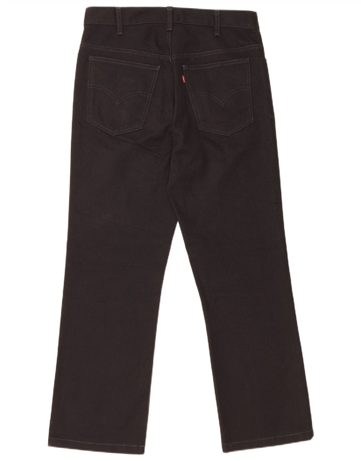 Vaqueros rectos Levi's para hombre W33 L29 Algodón negro