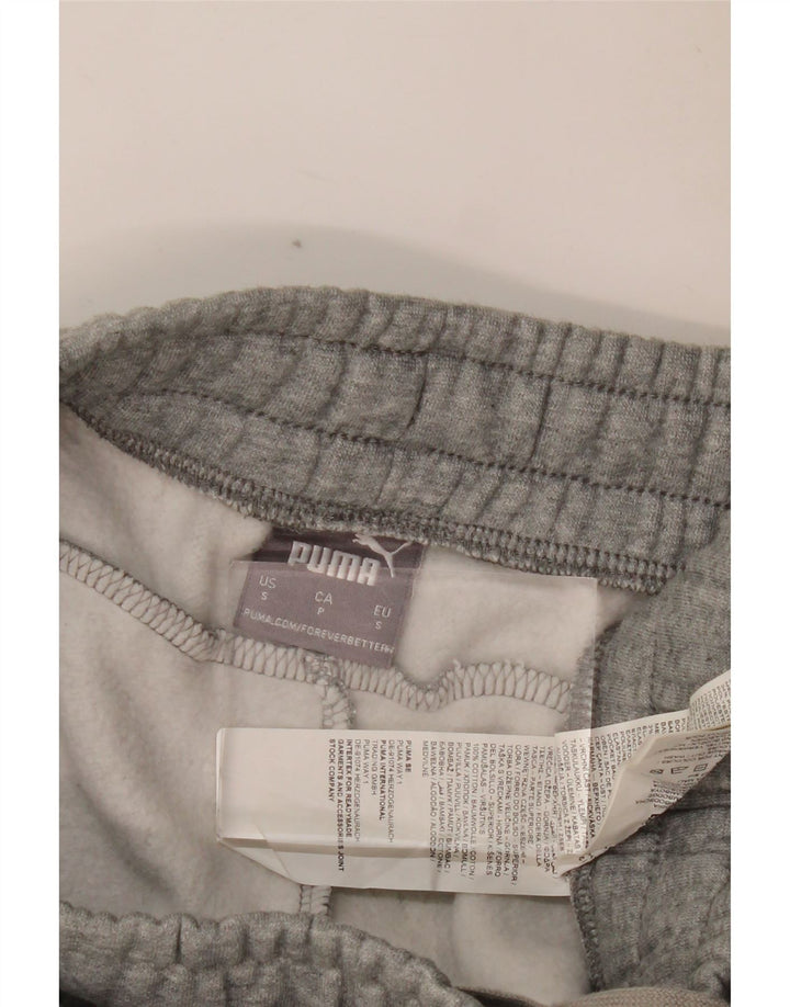 PUMA Pantalones de chándal para hombre Joggers Small Grey Cotton