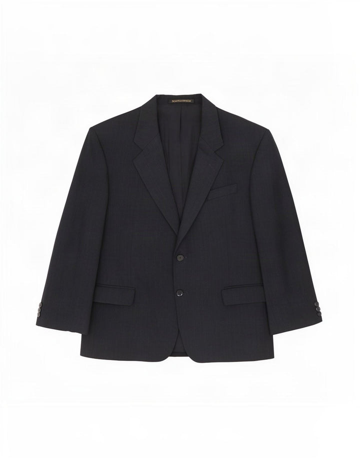 Marks & Spencer Chaqueta tipo blazer corta con 2 botones para hombre UK 44 XL Azul marino