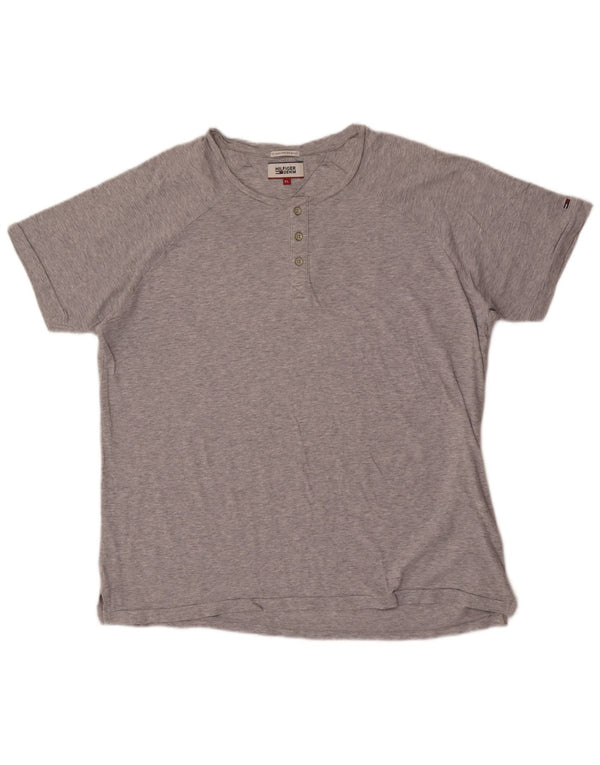 Tommy Hilfiger Camiseta Hombre Top XL Gris Algodón