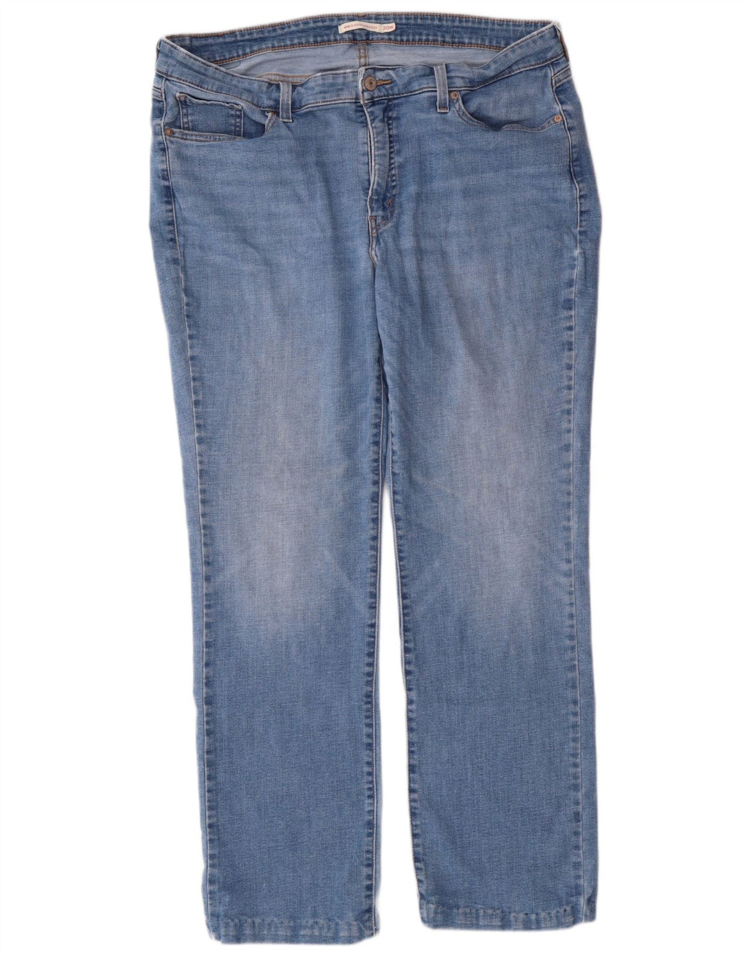 LEVI'S Jeans rectos de ajuste clásico 414 para mujer US 20 3XL W40 L30 Algodón azul