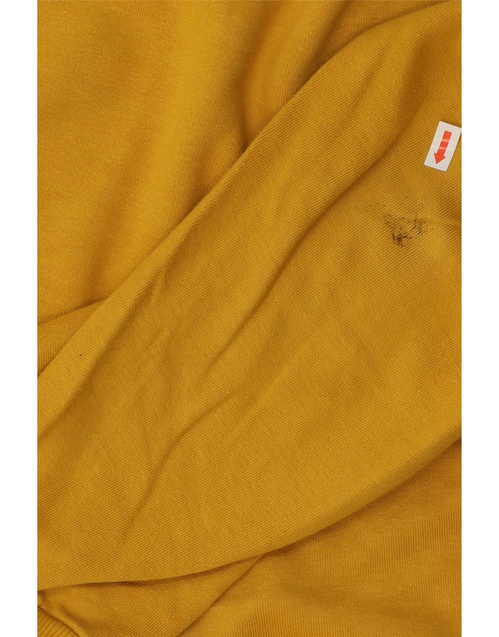 Zara Hombre Sudadera Jumper 2XL Algodón Amarillo