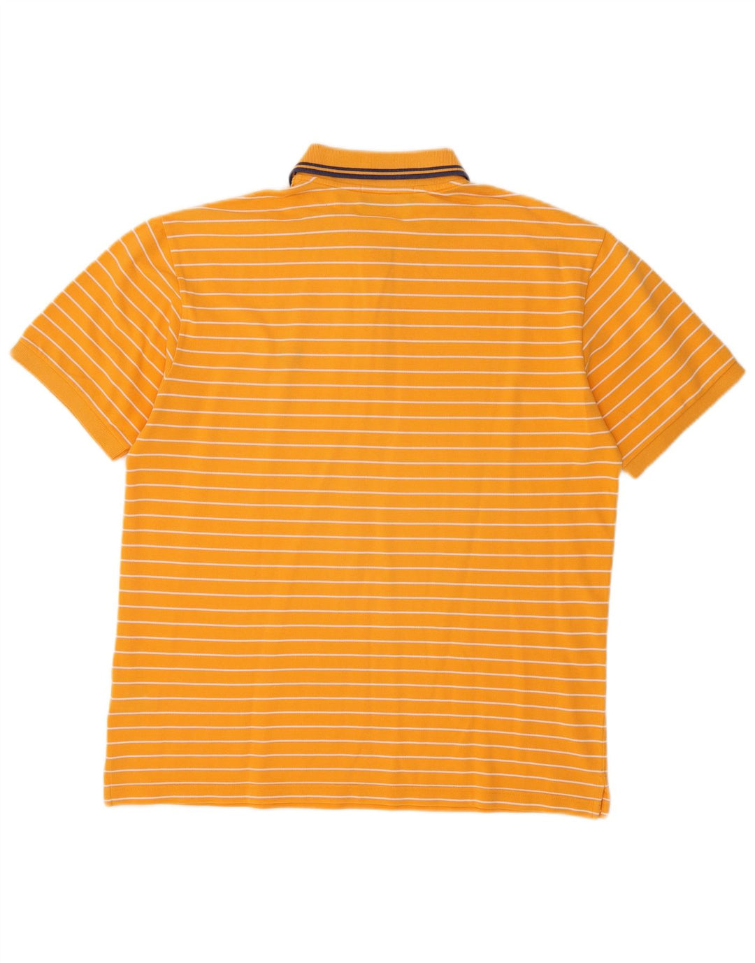 Fred Perry Polo Hombre XL Algodón Rayas Naranja