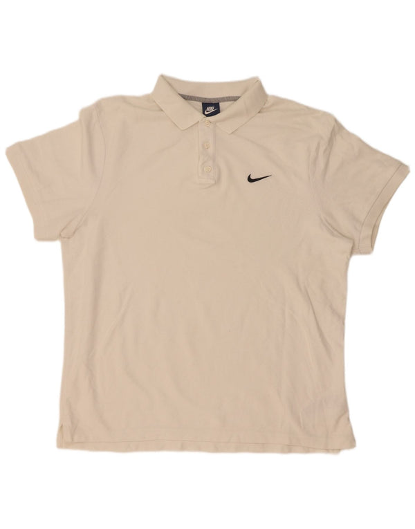 Polo Nike Hombre 2XL Algodón Blanco