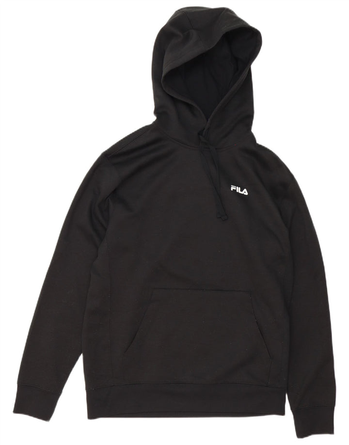 Fila Hombre Sudadera Con Capucha Jersey Pequeño Poliéster Negro