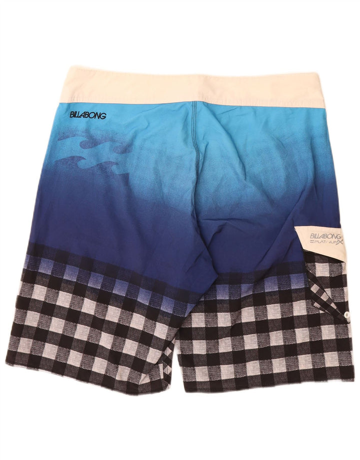 Bañador Billabong Hombre Bañador Grande A Cuadros Azul Poliéster