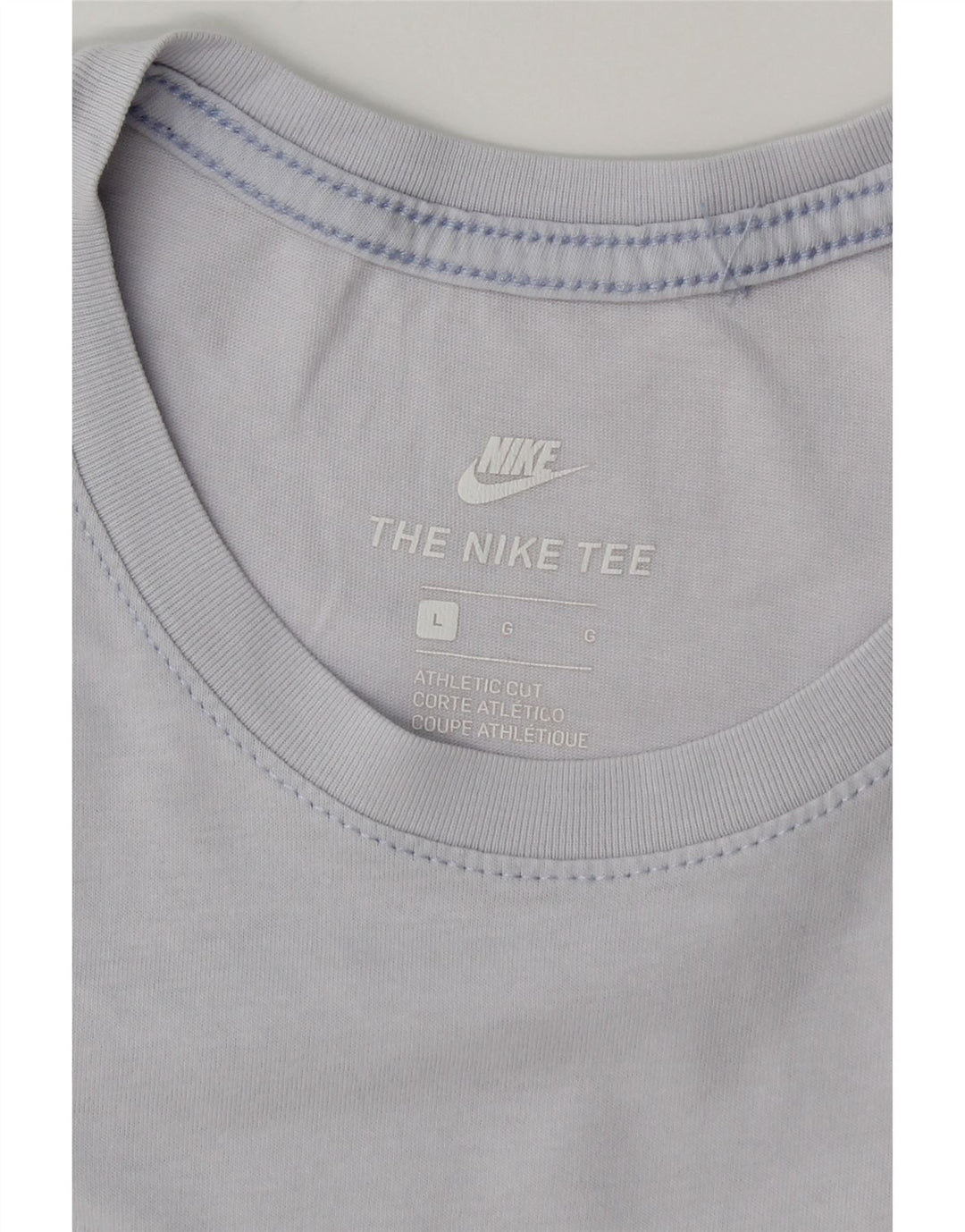 NIKE Camiseta de corte atlético para hombre, talla grande, azul