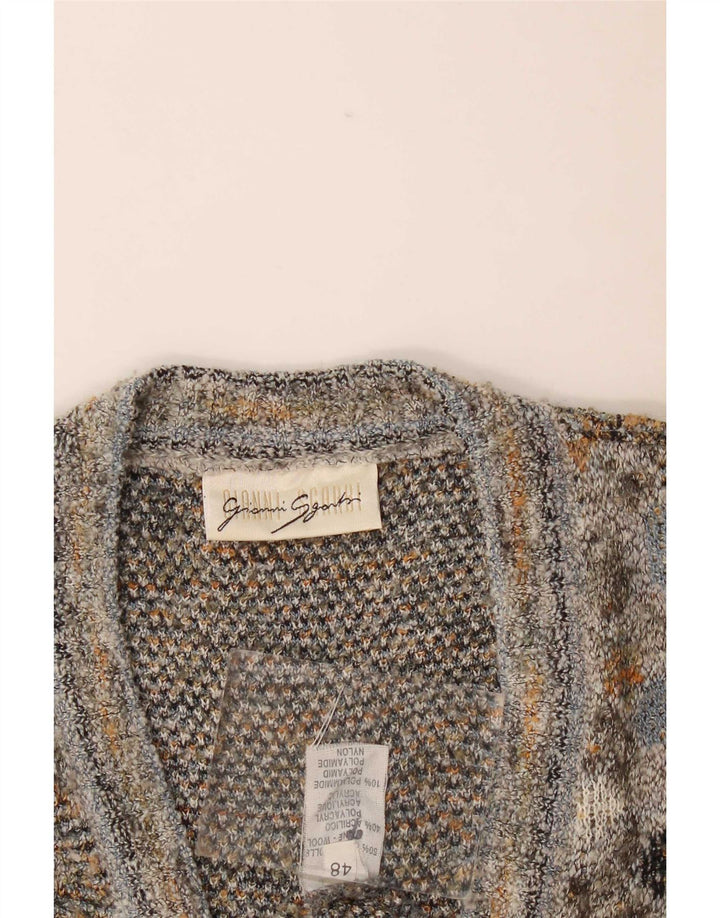 Gianni Sgarbi Cárdigan para Hombre IT 48 Medium Multicolor Geométrico