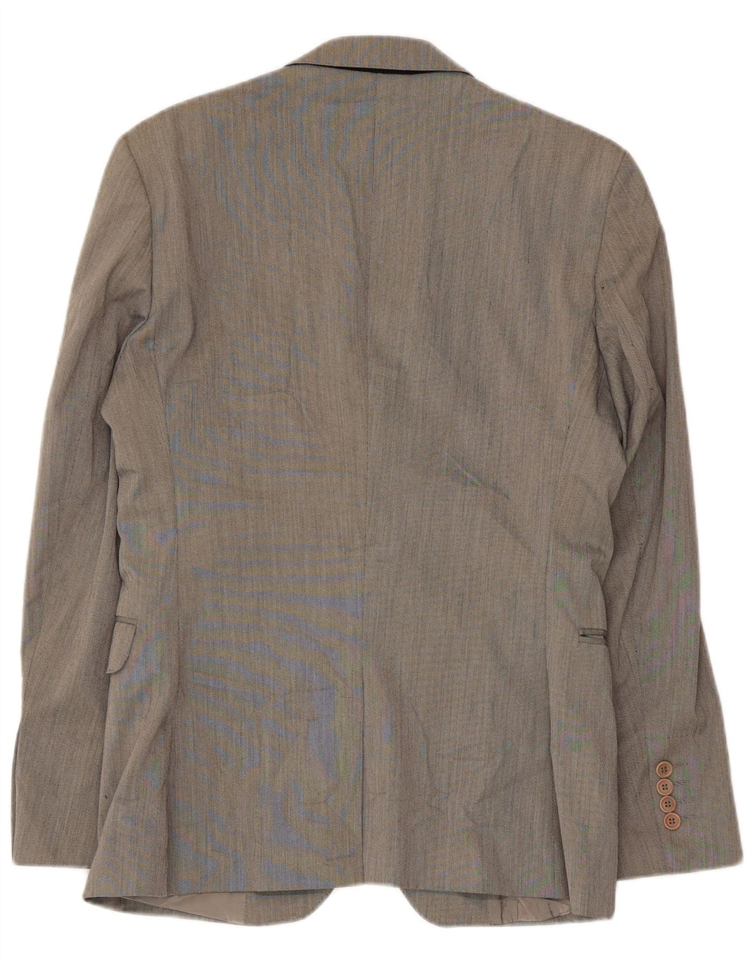 Zara Chaqueta tipo blazer de 2 botones para hombre EU 46 Small Grey