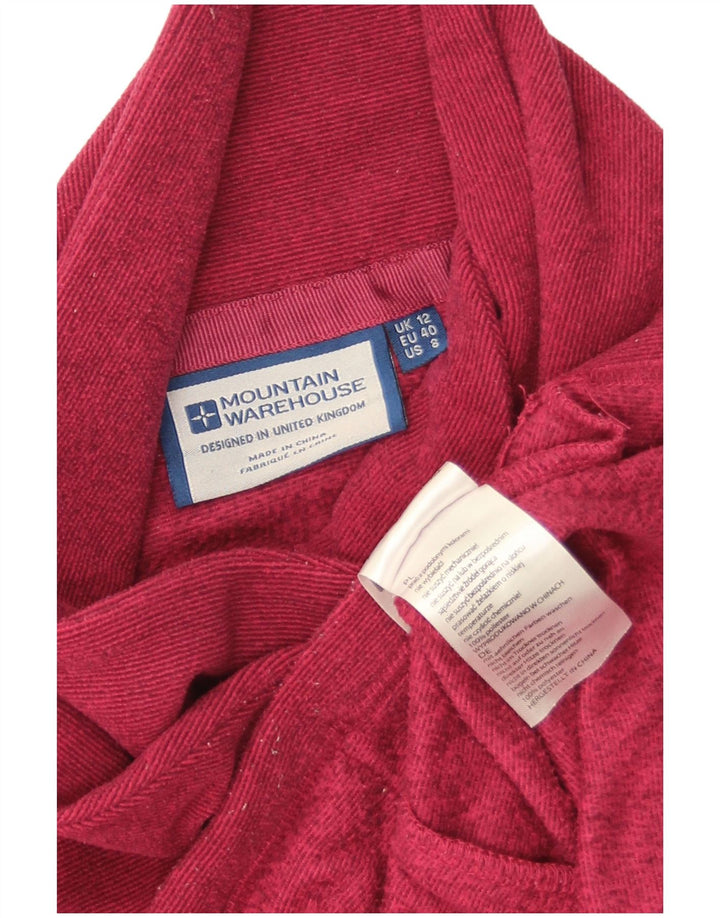 Jersey polar para mujer Mountain Warehouse UK 42 Poliéster rojo mediano