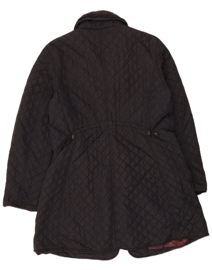 Hobbs Abrigo acolchado para mujer UK 44 Grande Nylon negro