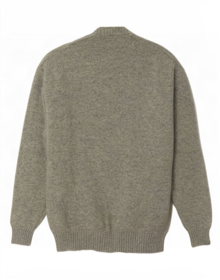 Rodrigo Jersey de Cuello Redondo para Hombre IT 52 Large Lana Gris