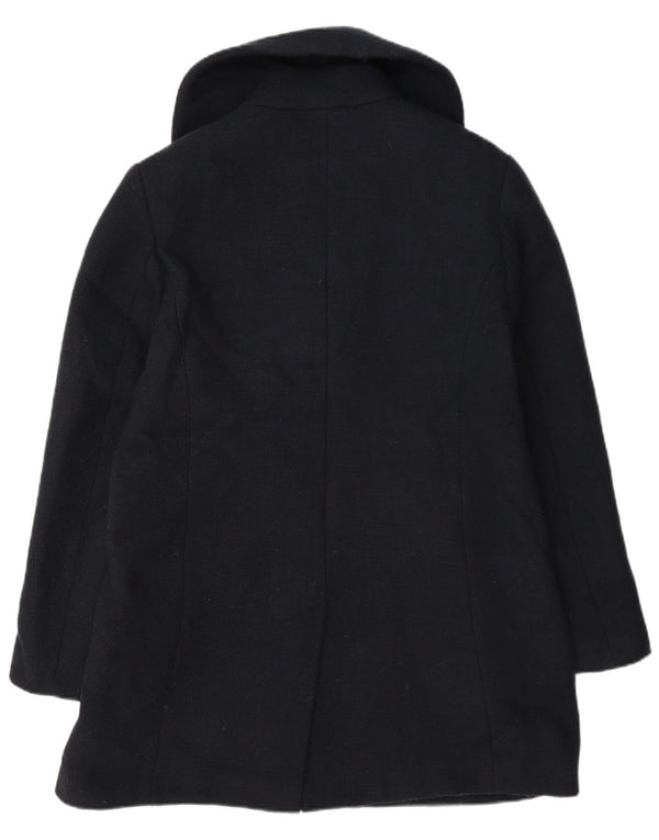 Marks & Spencer Chaquetón de doble botonadura para mujer UK 40 Lana azul marino mediana