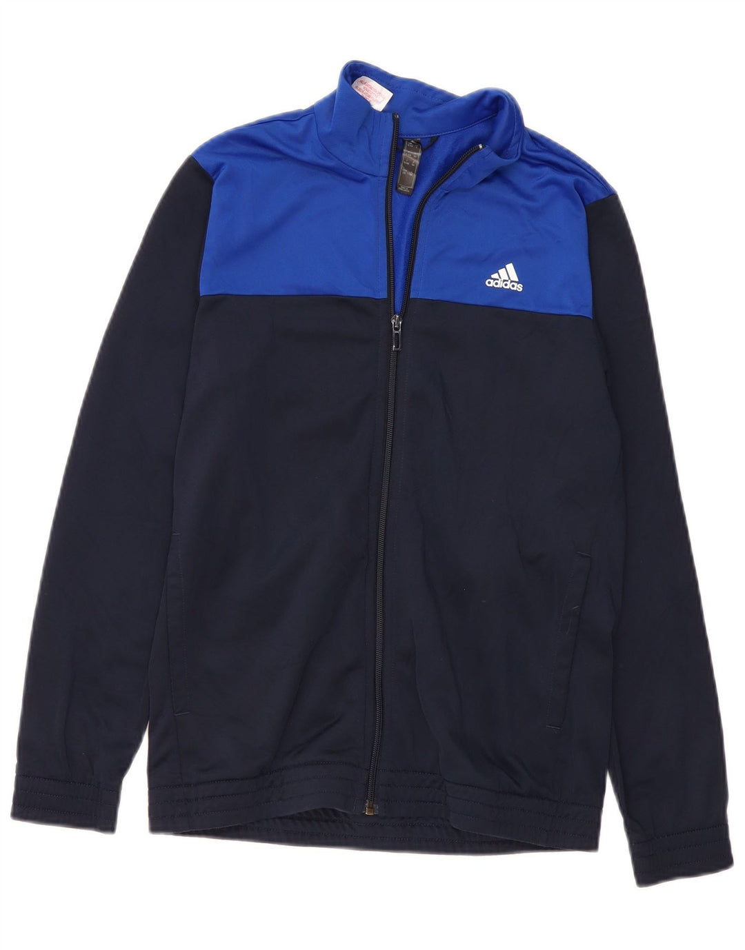 ADIDAS Chaqueta de chándal para niño 13-14 años Azul marino Colorblock