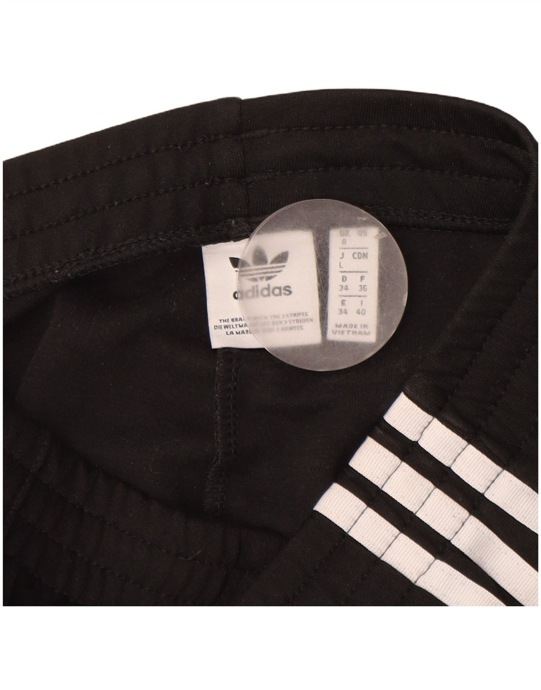 Adidas - Pantalones de chándal para mujer, talla 8, color negro