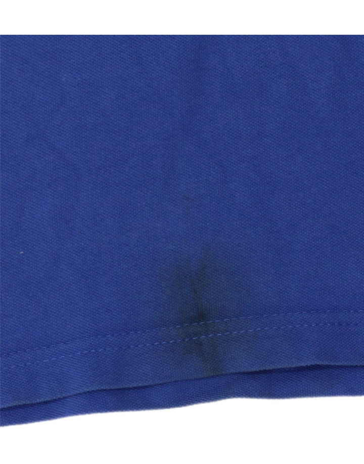 REFRIGUE Mens Polo Shirt Large Blue Cotton Vintage Refrigue and Second-Hand Refrigue from Messina Hembry 