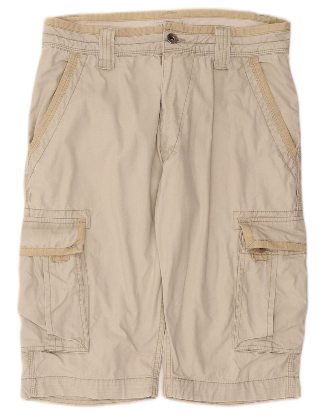 LEVI'S Shorts Cargo Hombre W32 Algodón Beige Medio