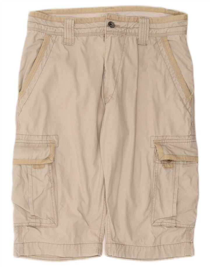 LEVI'S Shorts Cargo Hombre W32 Algodón Beige Medio