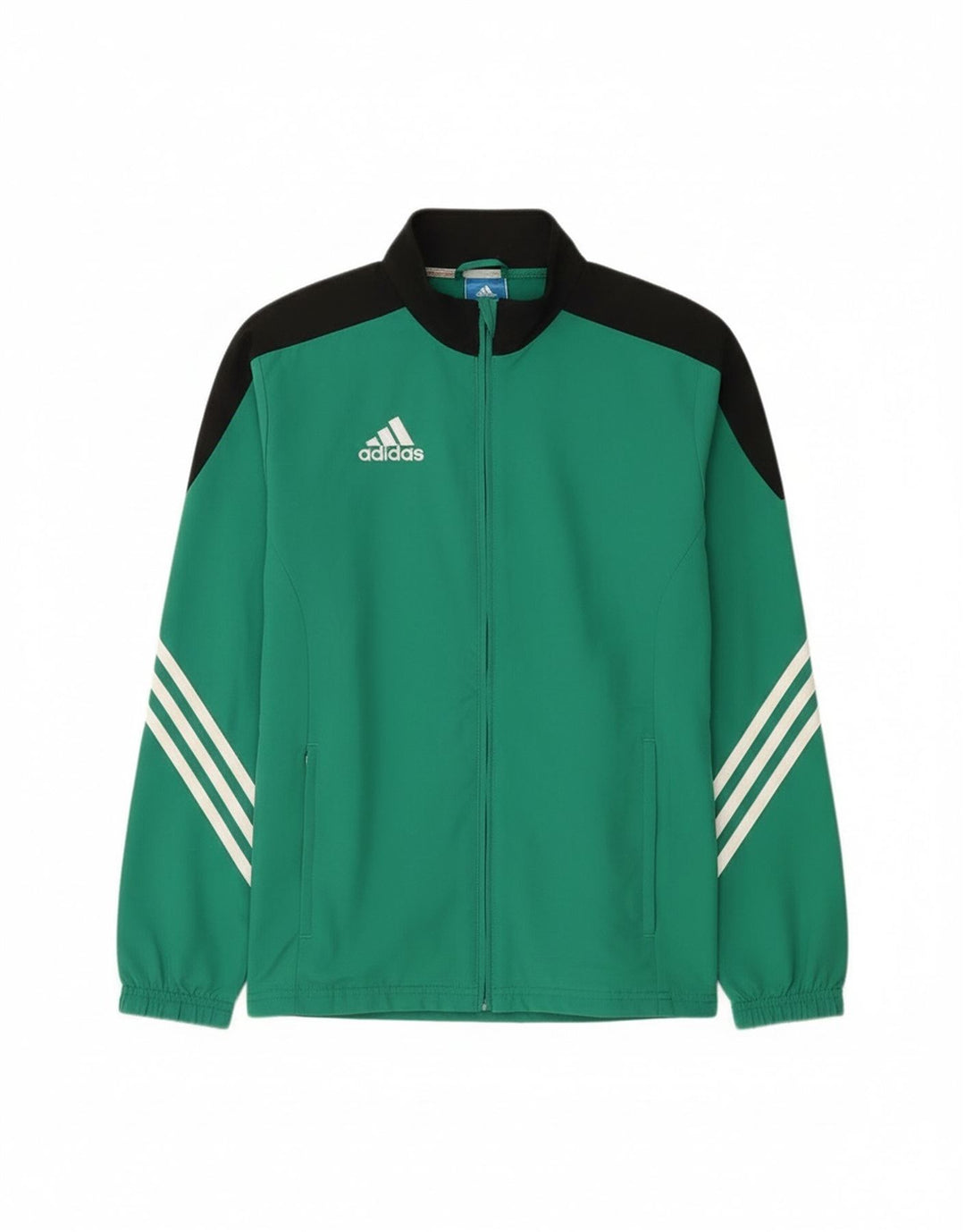 Adidas Chaqueta de chándal para niño 13-14 años XL Verde Colorblock Poliéster