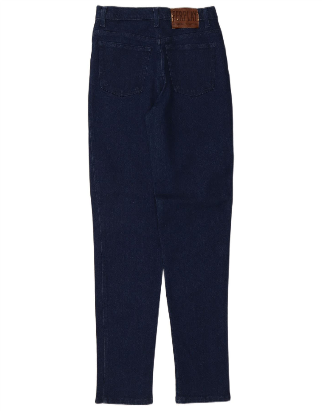 Vaqueros cónicos vintage para mujer W27 L32 Azul marino
