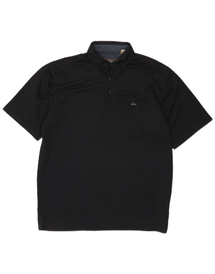 Polo Quiksilver Hombre XL Poliéster Negro