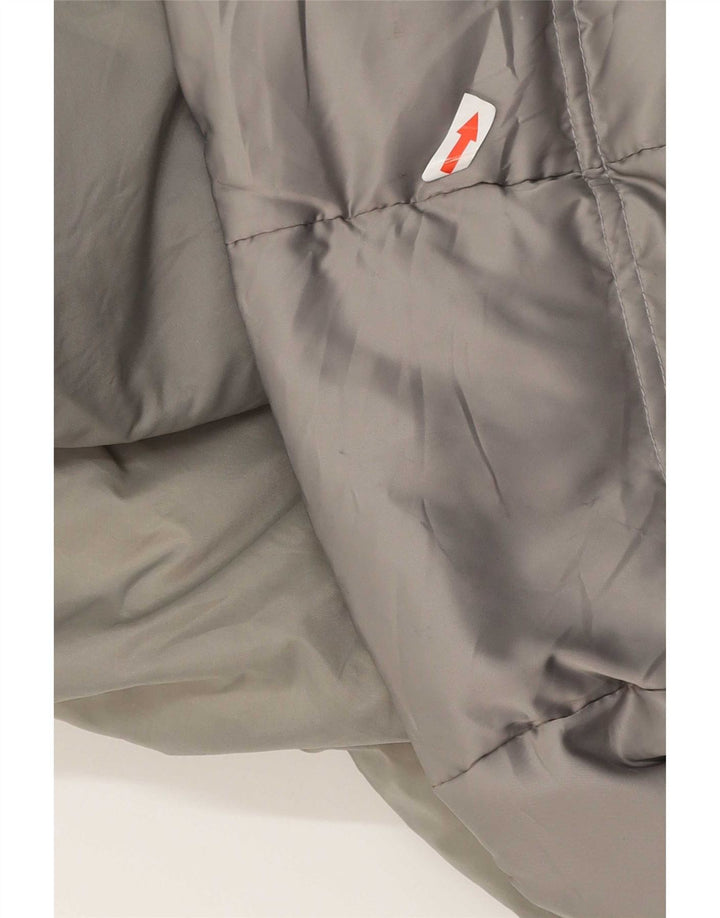 Champion Abrigo acolchado de lona con capucha para mujer UK 20 2XL Poliéster gris