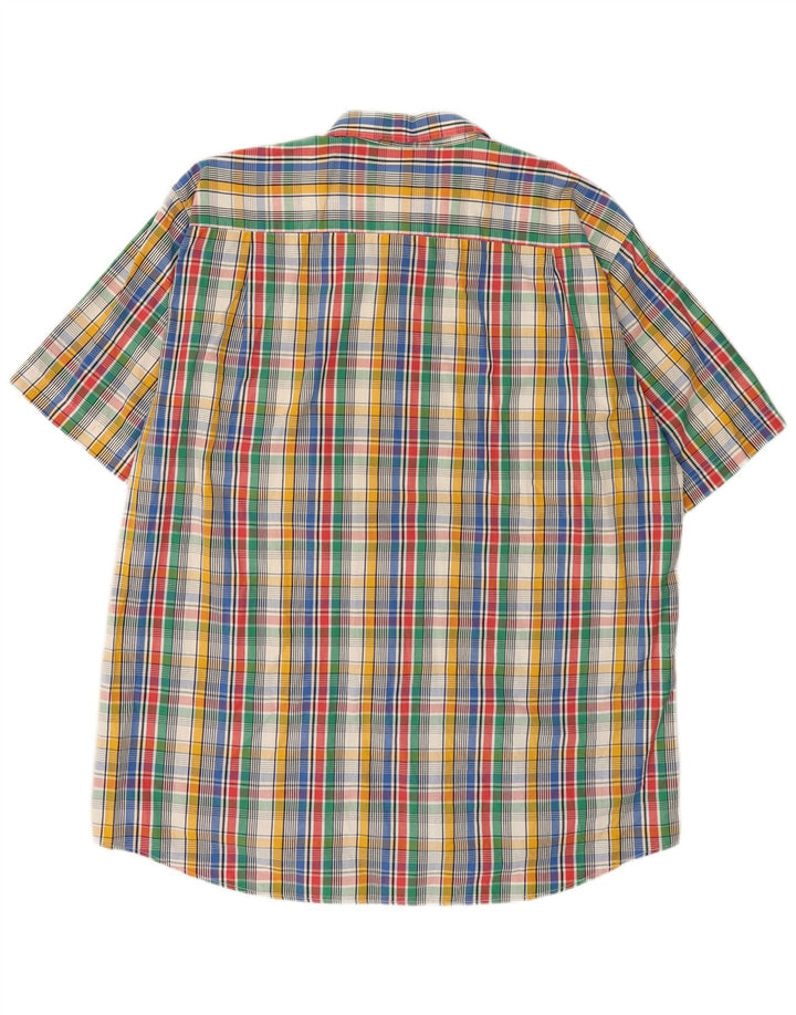 Camisa Levi's Hombre Manga Corta XL Algodón Cuadros Multicolor