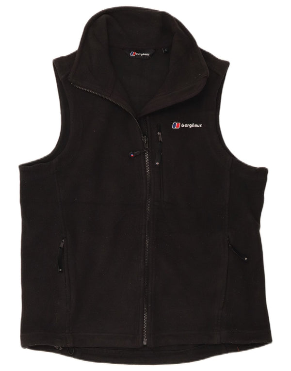 Berghaus Chaleco polar para hombre UK 36 Small Poliéster negro