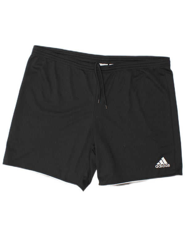 Adidas Mens Climalite Sport Shorts Grande Negro Poliéster