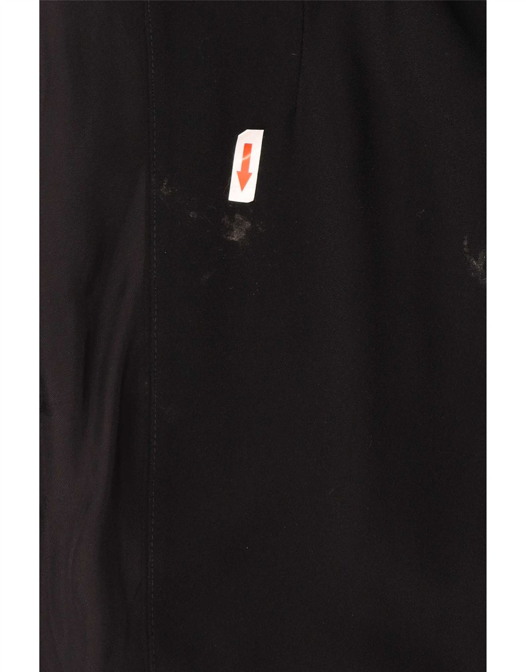 Zara Chaqueta Blazer Abierta De Manga 3/4 para Mujer UK 44 Poliéster Negro Mediano