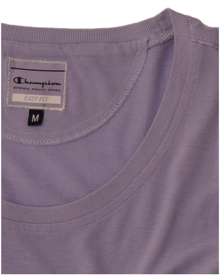 CHAMPION Camiseta de ajuste fácil para mujer, talla 40, talla M, color morado