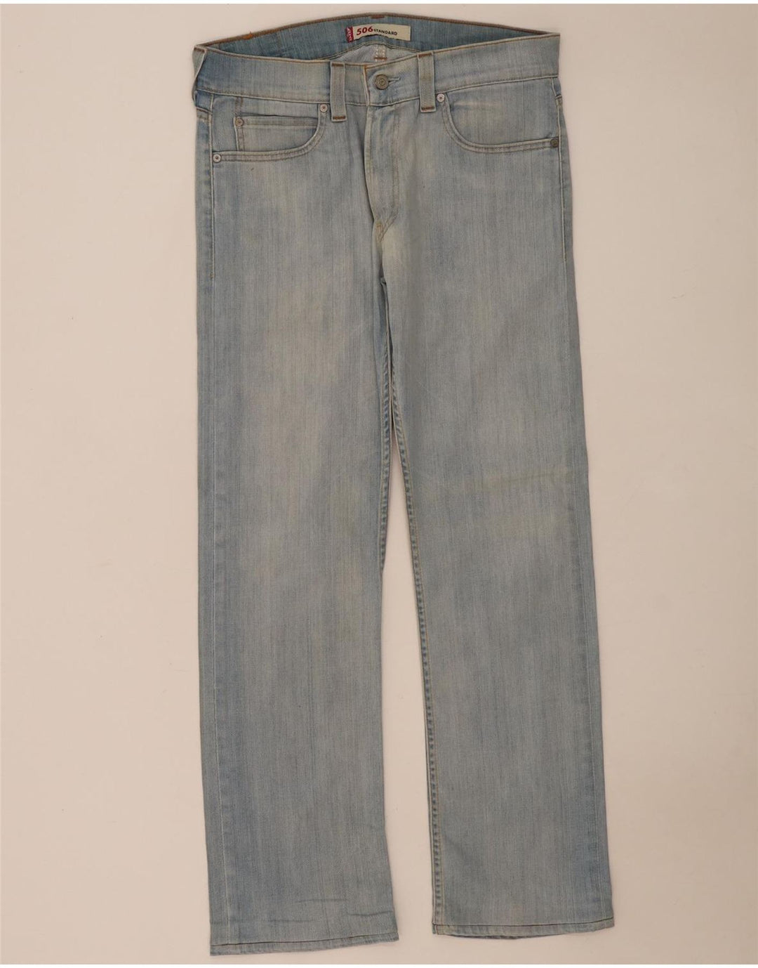Vaqueros Levi's Mujer 506 Rectos W34 L32 Algodón Azul