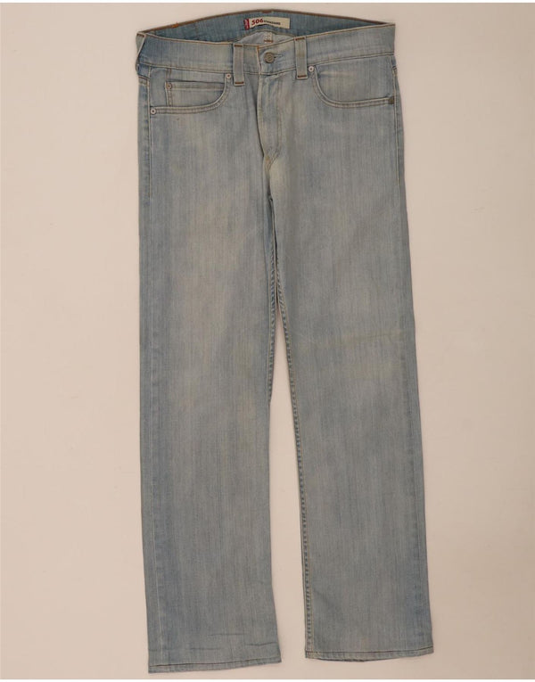Vaqueros Levi's Mujer 506 Rectos W34 L32 Algodón Azul